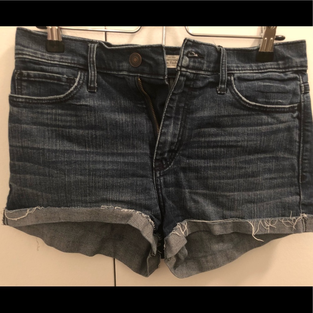 A&F denim shorts
